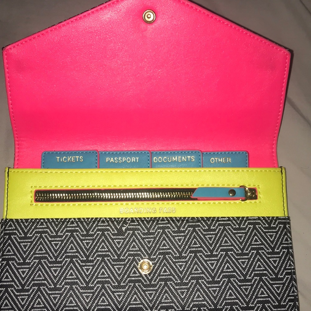 ALDO multi color wallet/ traveling Organizer
